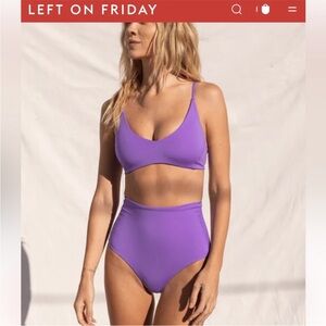 Left On Friday Paradise Purple Bikini